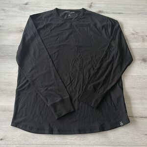 Lucky Brand Crew Neck Men's LS Shirt Black XL NWOT